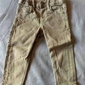 Zara Kids Olive green Jeans- 2T